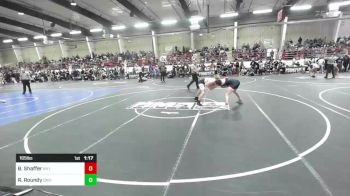 165 lbs Semifinal - Blake Shaffer, Rifle vs Ryker Roundy, Davis WC