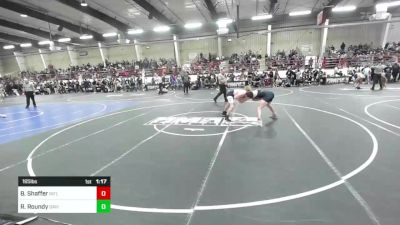 165 lbs Semifinal - Blake Shaffer, Rifle vs Ryker Roundy, Davis WC