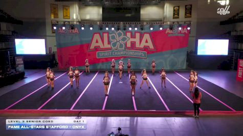 FAME All-Stars Stafford - Onyx [2026 L3 Senior Coed Day 1] 2026 Aloha Baltimore Showdown
