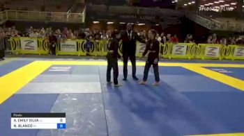 ARIANA EMILY SILVA vs NAILIY BLANCO 2021 Pan Kids Jiu-Jitsu IBJJF Championship