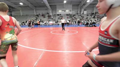 95 lbs Rr Rnd 1 - Reece Clark, All-American Wrestling Club MS vs Eli Oberheim, 4M