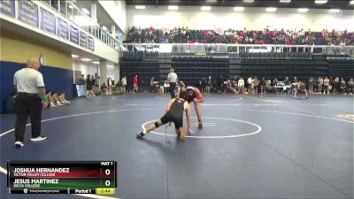 149 lbs Cons. Round 2 - Joshua Hernandez, Victor Valley College vs Jesus Martinez, Delta College