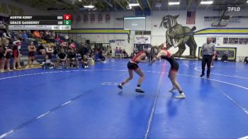 105 lbs Round 3 (8 Team) - Austin Kirby, Union Community vs Grace Gadberry, Lisbon