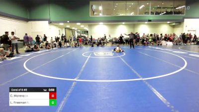 45 lbs Consi Of 8 #2 - Christopher Moreno, CA vs Lucas Freeman, FL