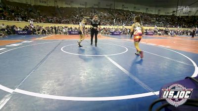 85 lbs Quarterfinal - Nevaeh Smith, Smith Wrestling Academy vs Rylan Van Winkle, Amped Wrestling Club