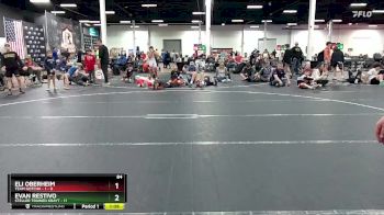 84 lbs Round 2 (8 Team) - Eli Oberheim, Team Gotcha - 1 vs Evan Restivo, Steller Trained Krayt