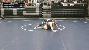 165 lbs Semis & 3rd Wb (16 Team) - Hunter Brannon, Lovett School vs Landon Bryant, Coahulla Creek