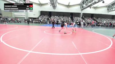 140-J lbs Semifinal - Thomas Jaeger, Militia Wrestling Club vs Nathan Morrow, Milford Senior