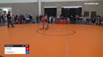 59 kg Round Of 16 - Kassidy Block, Team Michigan vs Marissa Gallegos, Team Colorado