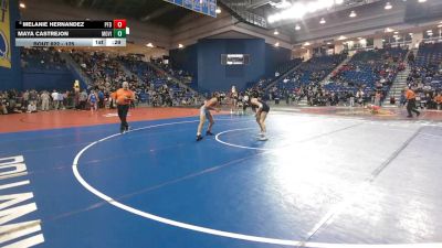 125 lbs Cons. Round 5 - Maya Castrejon, Mountain ViewHS vs Melanie Hernandez, Plainfield