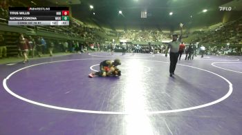 132 lbs Consi Of 16 #1 - Titus Willis, Independence vs Nathan Corona, Wasco