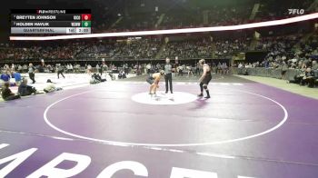 Quarterfinal - Breyten Johnson, Kingsbury County vs Holden Havlik, Wessington Springs/Woonsocket/Wolsey-Wessington