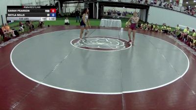 135 lbs Sarah Pearson, Pennsylvania vs Shyla Sells, Oregon