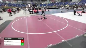 49 lbs Consi Of 8 #2 - Mason Haslem, Uintah WC vs Malachi Latham, West Texas Grapplers