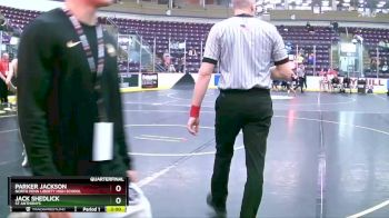 101 lbs Quarterfinal - Parker Jackson, North Penn Liberty High School vs Jack Shedlick, St Anthonys