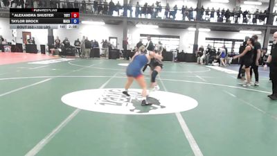 132 lbs Consi Of 8 #2 - Alexandra Shuster, Tottenville vs Taylor Brock, MacArthur