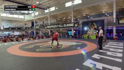 250 lbs Cons. Round 2 - Luke Boersma, Marmion Academy vs Gavin Wells, Lake Gibson Braves