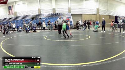 63 lbs 7th Place Match - Calvin Greer Iii, Contenders Wrestling Academy vs Silas Sanderson, Indiana