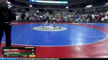 5 lbs Quarterfinal - Brady Campbell, Opelika Hs vs Christion Griggs, Mcadory