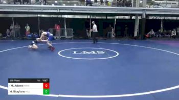 113 lbs 5th Place - Michael Adams, Monsignor Farrell HS vs Michael Giugliano, Miller Place HS