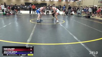 215 lbs Cons. Round 3 - Kain Killmer, Dardanes Trained vs Brayton Gipple, Millertime Wrestling