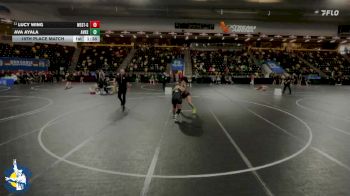 170 lbs 19th Place Match - Ava Ayala, Apple Valley vs Lucy Wing, Omaha Westside Girls
