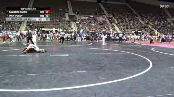 6A 132 lbs Quarterfinal - Davonte Smith, Russell County vs Jack Posey, Pike Road School