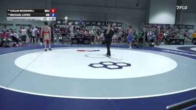 65 kg Cons. Rd Of 32 - Collin McDowell, Wisconsin Regional Training Center vs Michael Lopez, Cool Sunshine Wrestling