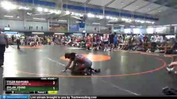 138 lbs Quarters & 1st Wb (16 Team) - Dylan Johns, Kame Style vs Tyler Rayford, Alabama Elite - White