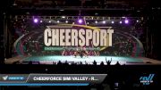 Cheerforce Simi Valley - RockStarz [2022 Day 1] 2022 CHEERSPORT National Cheerleading Championship
