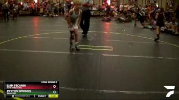 75 lbs Cons. Round 1 - Peyton Simonds, Bradford vs Liam Fecanin, Elite Wrestling