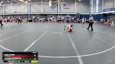 56 lbs Round 1 (4 Team) - Sam Levine, CTWHALE vs Zayden Peterson, U2 Uprising Blue