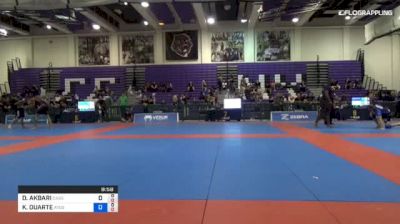 DUSTIN AKBARI vs KAYNAN DUARTE 2018 Pan Jiu-Jitsu IBJJF No Gi Championship