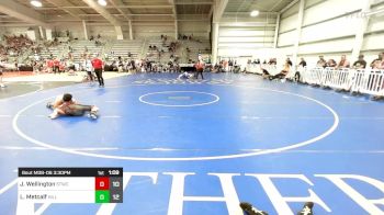 132 lbs Rr Rnd 3 - Jaton Wellington, Shore Thing Sand vs Lane Metcalf, Hillbilly Hammers