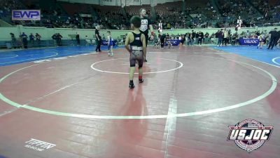 46 lbs Round Of 32 - Avelino Juarez, Clinton Youth Wrestling vs Stetson Manuel, Newkirk Takedown Club