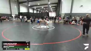 145 lbs 3rd Place Match - Cade McCallister, All-Phase Wrestling Club vs Benito Roman, Unattached