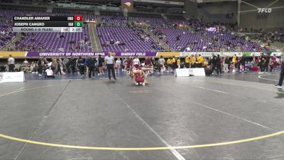 165 lbs Round 4 (6 Team) - Joseph Cangro, Harvard vs Chandler Amaker, Central Michigan