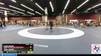 120 lbs Cons. Round 3 - Luke Adams, Corespeed Wrestling - Hutto-Round Rock vs Kash Adams, Coyote Wrestling Club