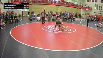 135 lbs Quarterfinal - Zoey Pulver, Auburn vs Kiale Broyles, Union