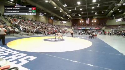 2A 138 lbs Quarterfinal - Stephen Meek, North Summit vs Austin Church, Kanab