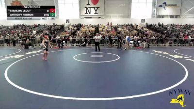 86 lbs Quarterfinal - Anthony Herron, Carmel Youth Wrestling Club vs Sterling Leddy, Brawler Elite