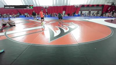 126 lbs Round 1 (8 Team) - Aiden Craig, FZ Wrestling Club B vs Ermuun Urtnasan, Glenbrook South