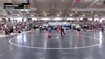 Girls 235 lbs Champ. Round 1 - Shilo Bryan, Moore Co. High School vs Makienze Rogers, William Blount High School