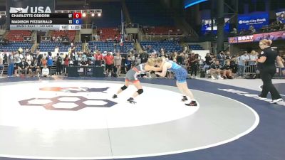 135 lbs Cons. Rd Of 32 - Charlotte Osborn, Utah vs Madison Fitzgerald, Texas