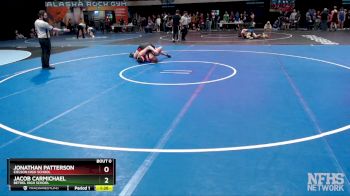 215 lbs Champ. Round 1 - Jacob Carmichael, Bethel High School vs Jonathan Patterson, Eielson High School