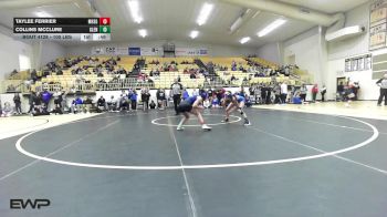 100 lbs Consolation - Taylee Ferrier, Miami HS Girls vs Collins McClure, Glenpool Girls HS