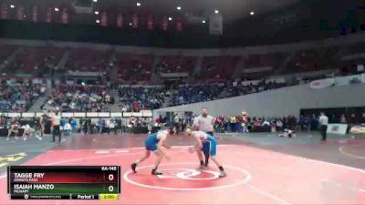 6A-145 lbs Champ. Round 2 - Isaiah Manzo, McNary vs Tagge Fry, Grants Pass