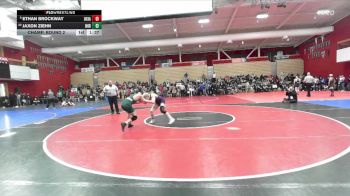 134 lbs Champ. Round 2 - Ethan Brockway, Ukiah vs Jaxon Ziehn, Miramonte