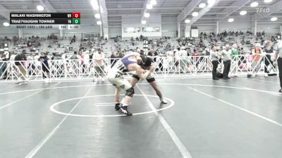 195 lbs Round Of 64 - Malaki Washington, WV vs Trae?Vaughn Towner, VA
