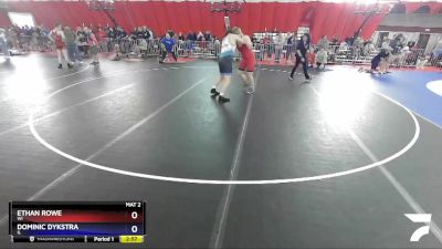 220 lbs Cons. Round 1 - Ethan Rowe, WI vs Dominic Dykstra, IL